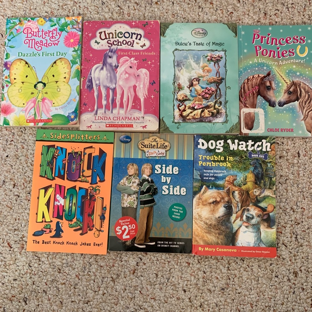 Princess Ponies 
Unicorn School
Dog Watch
Knock Knock
Suite Life
ButterflyMeadow